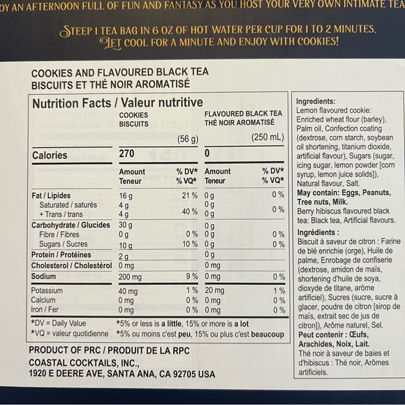 Alice in Wonderland Tea set with tea and cookies - Picture 8 of 9